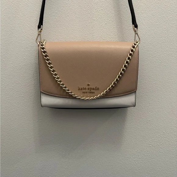 Kate Spade Tan, White and Black Neutral Crossbody Bag - Picture 3 of 16